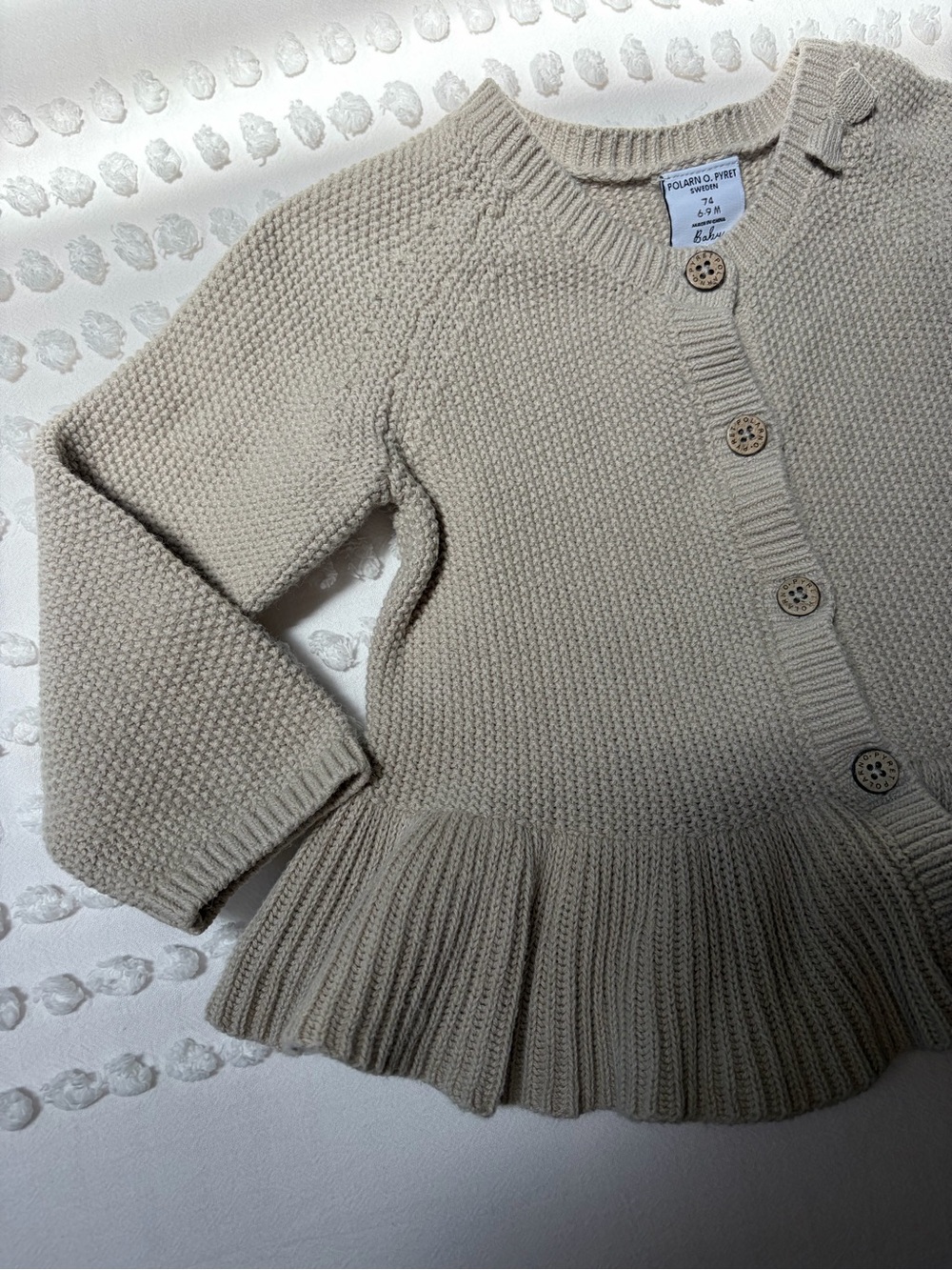Polarn O Pyret Baby Cardigan - Picture 3 of 8